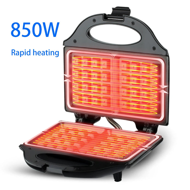 Professional Electric Waffle Maker Cooking Kitchen Appliances Multifunction Breakfast Waffles Machine Non-stick Iron Pan