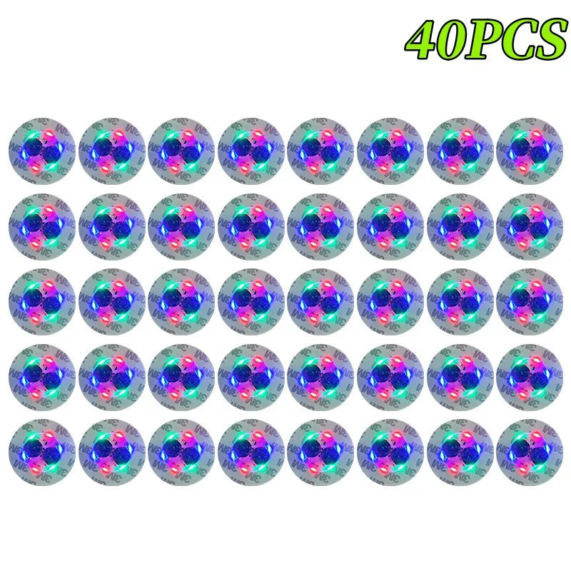 1-200PCS LED Coaster Lights Colorful Glowing Wine Bottle Stickers Bar Wedding Party Lighting Glowing Wine Bottle Stickers