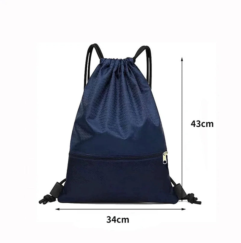 2025 1PC Foldable Waterproof Gym Bag Fitness Backpack Drawstring Shop Pocket Hiking Camping Beach Swimming Men Women Sports Bags