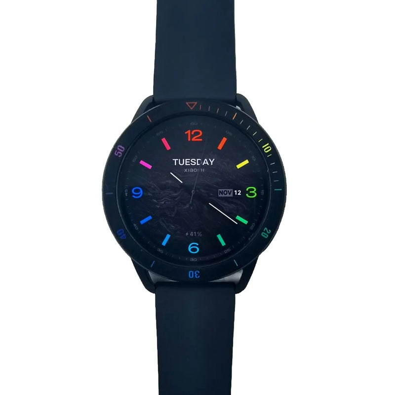 Cover for Xiaomi S3 watch original bezel watch S3 dial yellow black rainbow  Bluetooth version esim version automatic recognit