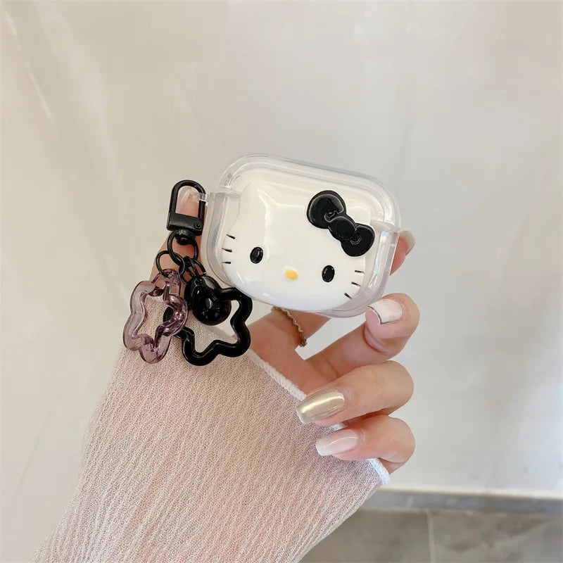 Hello Kitty applies airpods pro2 protective case cartoon 2/3 generation Apple Bluetooth headset charging case protective case