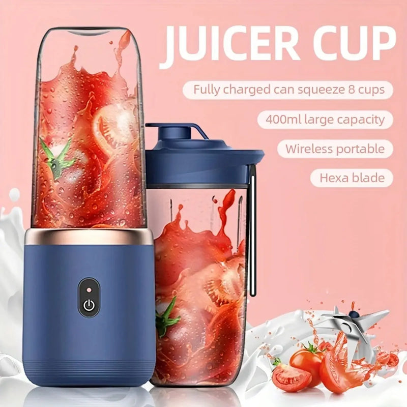 Double Cup Multifunction Usb Fruit Mixers Juicers Portable Electric Juicer Blender Fruit Juicer Cup Food Milkshake Juice Maker