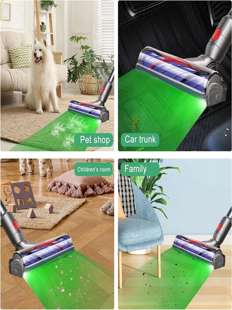 Dust light Green torch Vacuum cleaner Household Universal Dust light Laser light Cleaning and sanitation Pet Hair Vacuum Cleaner