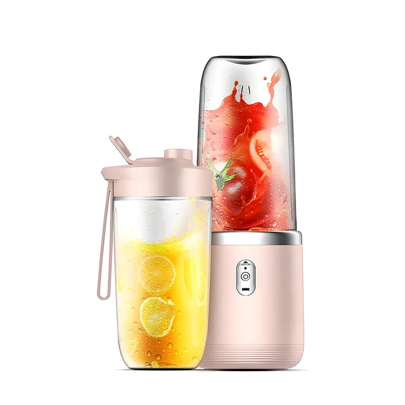 Double Cup Multifunction Usb Fruit Mixers Juicers Portable Electric Juicer Blender Fruit Juicer Cup Food Milkshake Juice Maker