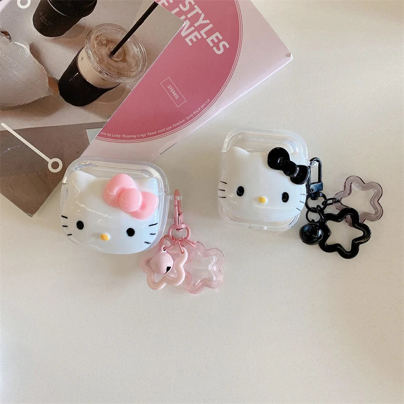 Hello Kitty applies airpods pro2 protective case cartoon 2/3 generation Apple Bluetooth headset charging case protective case