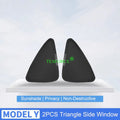 For Tesla Model3/Y 2017-2024 Privacy Sun Shade Custom-Fit with Suction Cup Side Window Sunshade Blind Shading for Camping Hiking