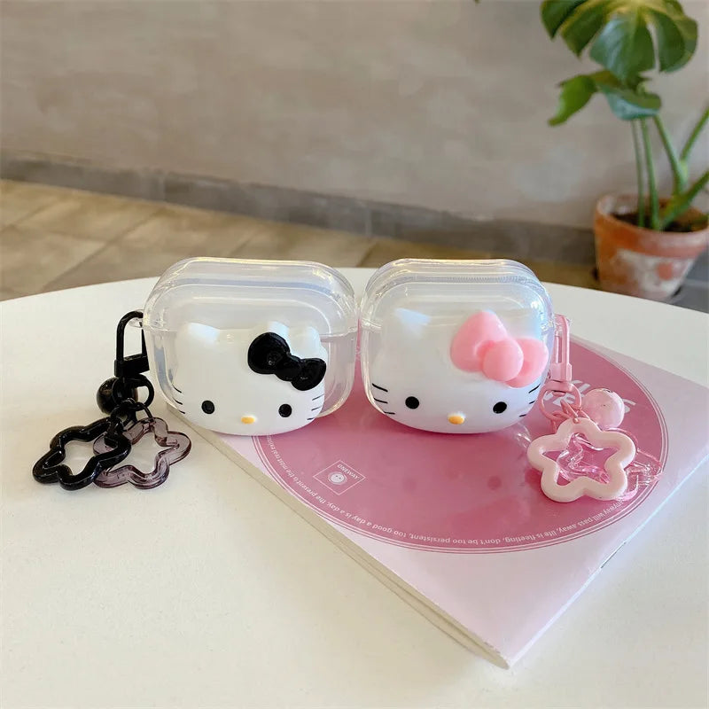 Hello Kitty applies airpods pro2 protective case cartoon 2/3 generation Apple Bluetooth headset charging case protective case