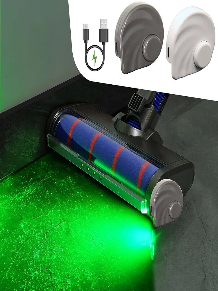 Dust light Green torch Vacuum cleaner Household Universal Dust light Laser light Cleaning and sanitation Pet Hair Vacuum Cleaner