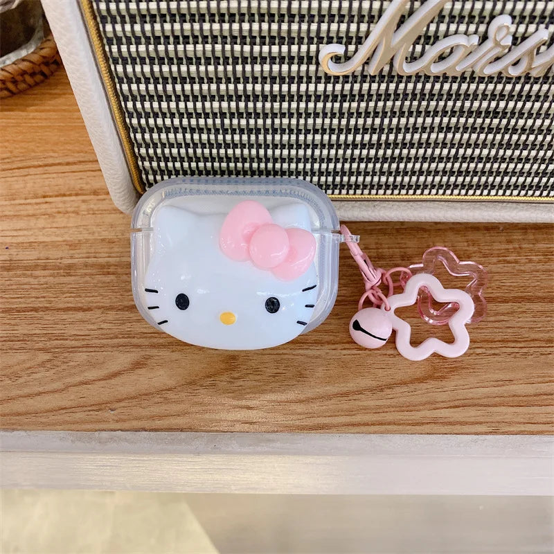 Hello Kitty applies airpods pro2 protective case cartoon 2/3 generation Apple Bluetooth headset charging case protective case