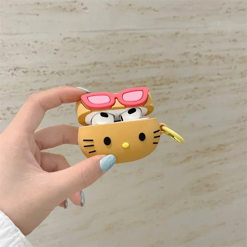 Hello Kitty applies airpods pro2 protective case cartoon 2/3 generation Apple Bluetooth headset charging case protective case