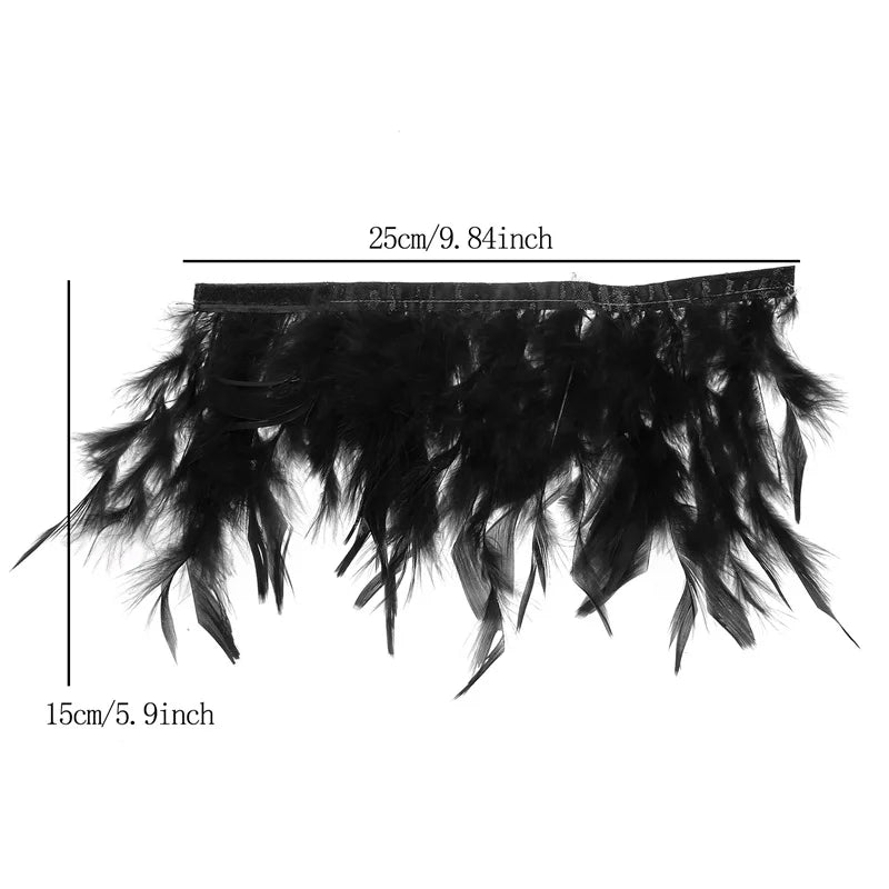 Ostrich Feather Cuff Wrist Sleeve Women Real Fur Ostrich Feather Cuffs Feather Cuff Snap Bracelet Clap On Satin Shirts Elegant