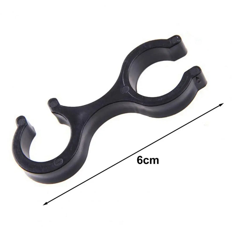 4Pcs Outdoor Walking Sticks Connecting Buckle Climbing Rod Clip 8-Character Non-slip Trekking Pole Double Ring Buckle