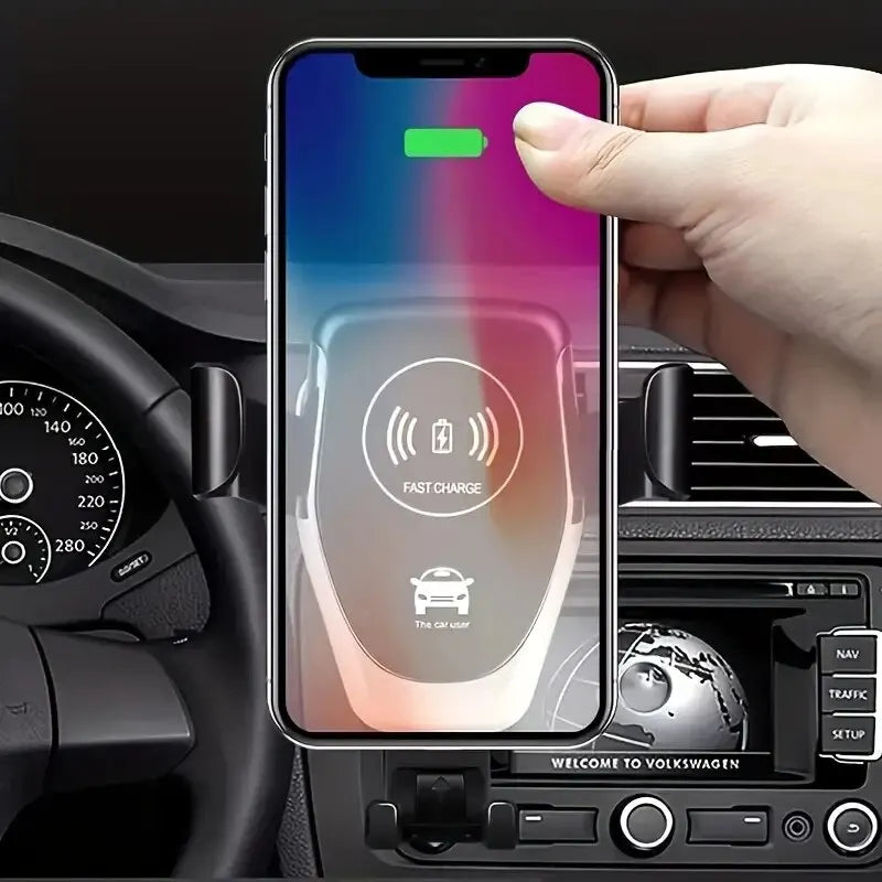 Wireless Car Charger Mobile Phone Holder Gravity Induction Car Air Outlet Fast Wireless Charging Stand for iPhone Samsung Xiaomi